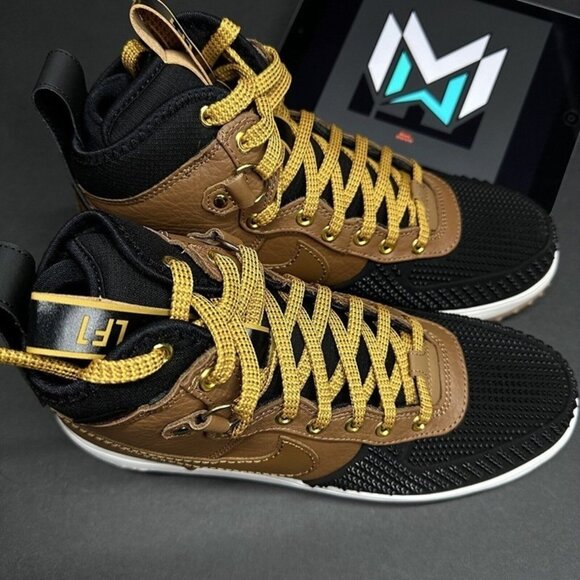 Nike Lunar Force 1 Duckboot Ale Brown Black 805899-202 Men’s Sizes - Picture 5 of 11